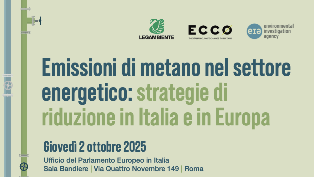 Emissioni di metano nel settore energetico: strategie di riduzione in Italia e in Europa